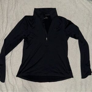 Under Armour Black Fitted Long Sleeve Quarter Zip